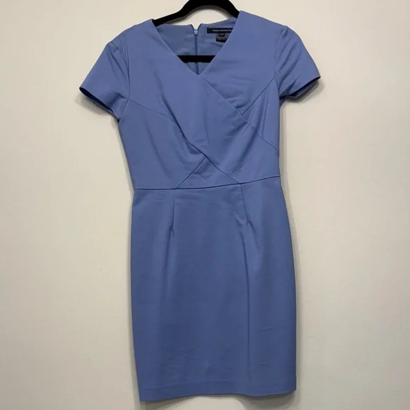 Women's French Connection Glass Stretch Sheath Dress, Size 4 - Blue Women's French Connection Glass Stretch Sheath Dress, Size 4 - Blue